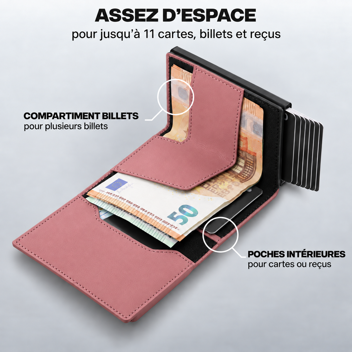 Repère Wallet — Rose — photo 4 sur 7